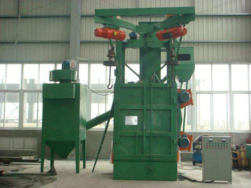 吊鉤式拋丸機(jī)的工作程序