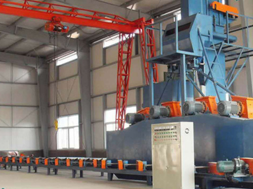 大型鋼管外壁通過式拋丸機(jī)