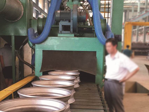 輪胎輪轂通過式拋丸機